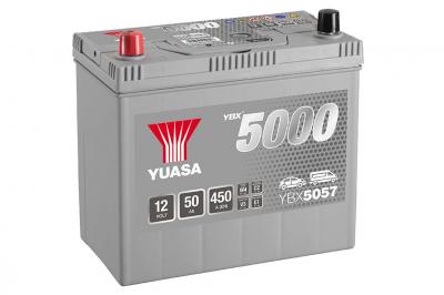 Yuasa Silver High Performance SMF YBX5057 akkumulátor, 12V 50Ah 450A B+, japán